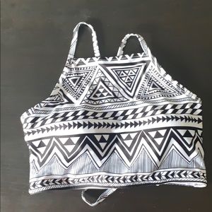 Cupshe high neck bathing suit top